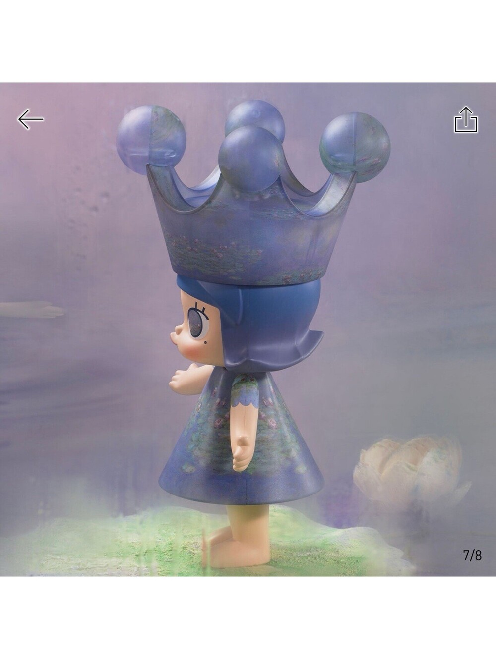 MEGA ROYAL MOLLY 400% Monet-Les Nymphéas POP MART (USA) New Open Box - Picture 2 of 9